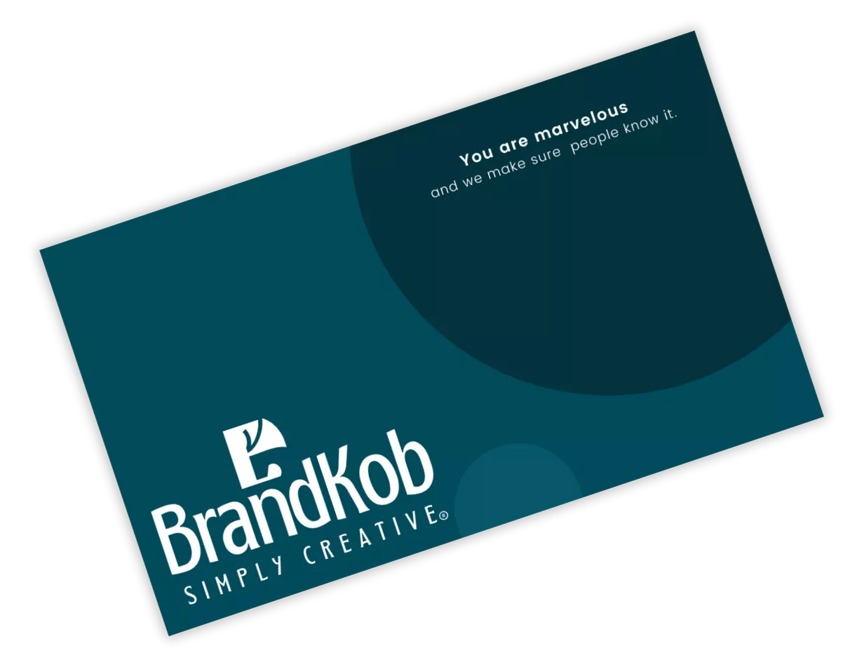 Visual Branding 7 BrandKob Business Card - Visual Branding - BrandKob Services