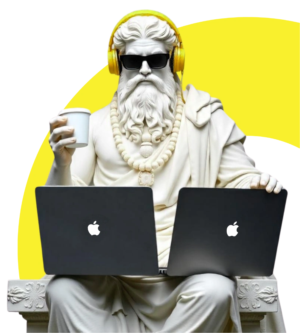 BrandKob 1 Greek God On Laptop 6- BrandKob Homepage